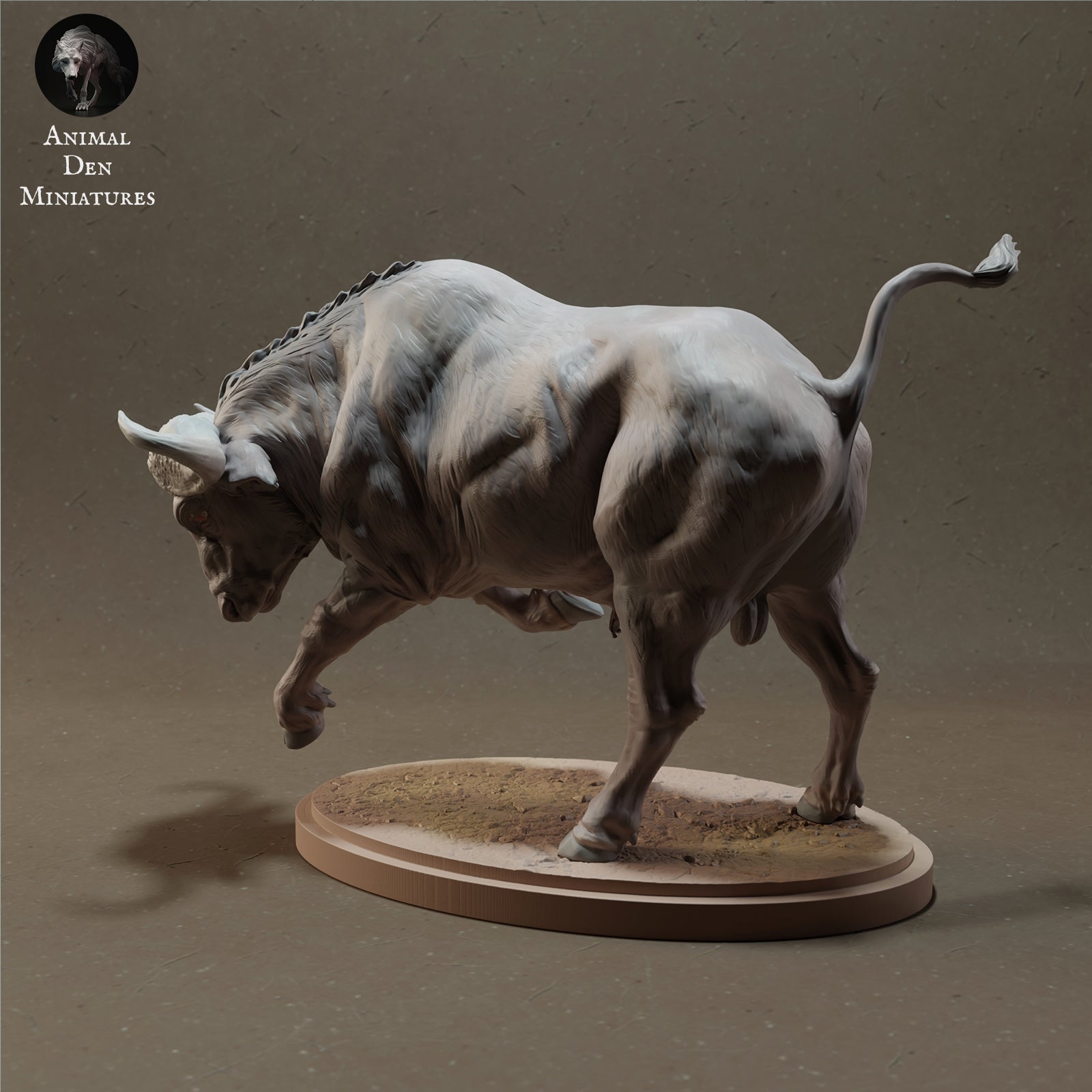 Product photo Animal Figure Diorama, Model Building: 0: African Buffalo Aggressive - Savanna Animals