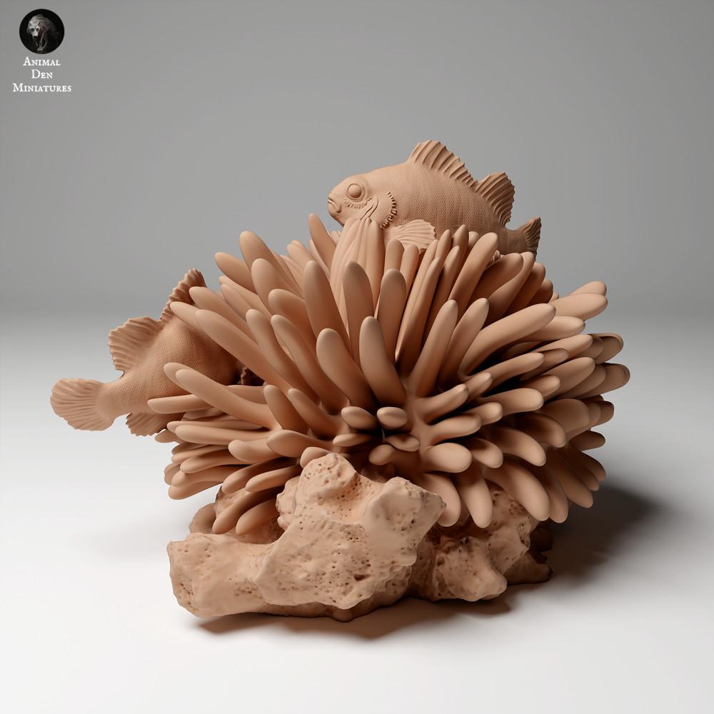 Product photo animal figure Animal Den Miniatures 3: Marine animal figure: False Clownfish (24_05_07)