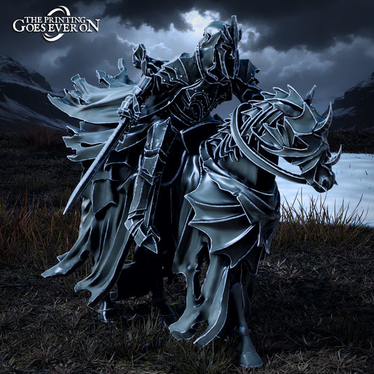 Product photo Tabletop 28mm The Printing Goes Ever On (TPGEO) 0: Dark King - On Foot and with Horse - Evil Creatures of the Northern Realms