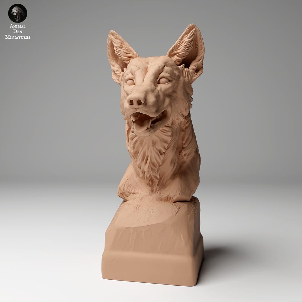 Product photo animal figure Animal Den Miniatures 2: Wild animal figure: Dingo - Bust (24_06_06)