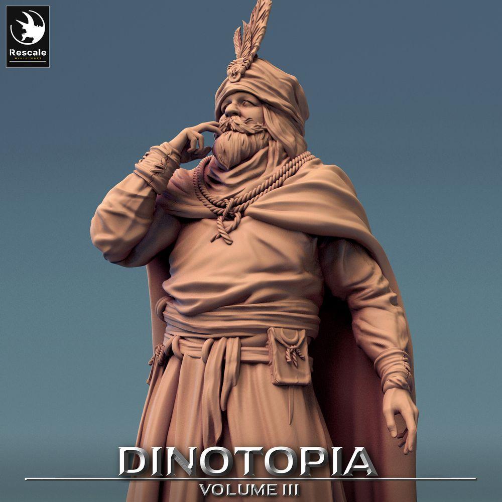 Product photo Tabletop 28mm Lord of the Print (LotP) 0: Tabletop miniature: Desert Prince and Nomad Lord, Caravan Leader and Sultan - Desert Prince Nomad Lord (24_06_E22)