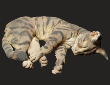 Product photo Animal Figure Diorama, Model Building: 0: Pet Figure: sleeping cat
