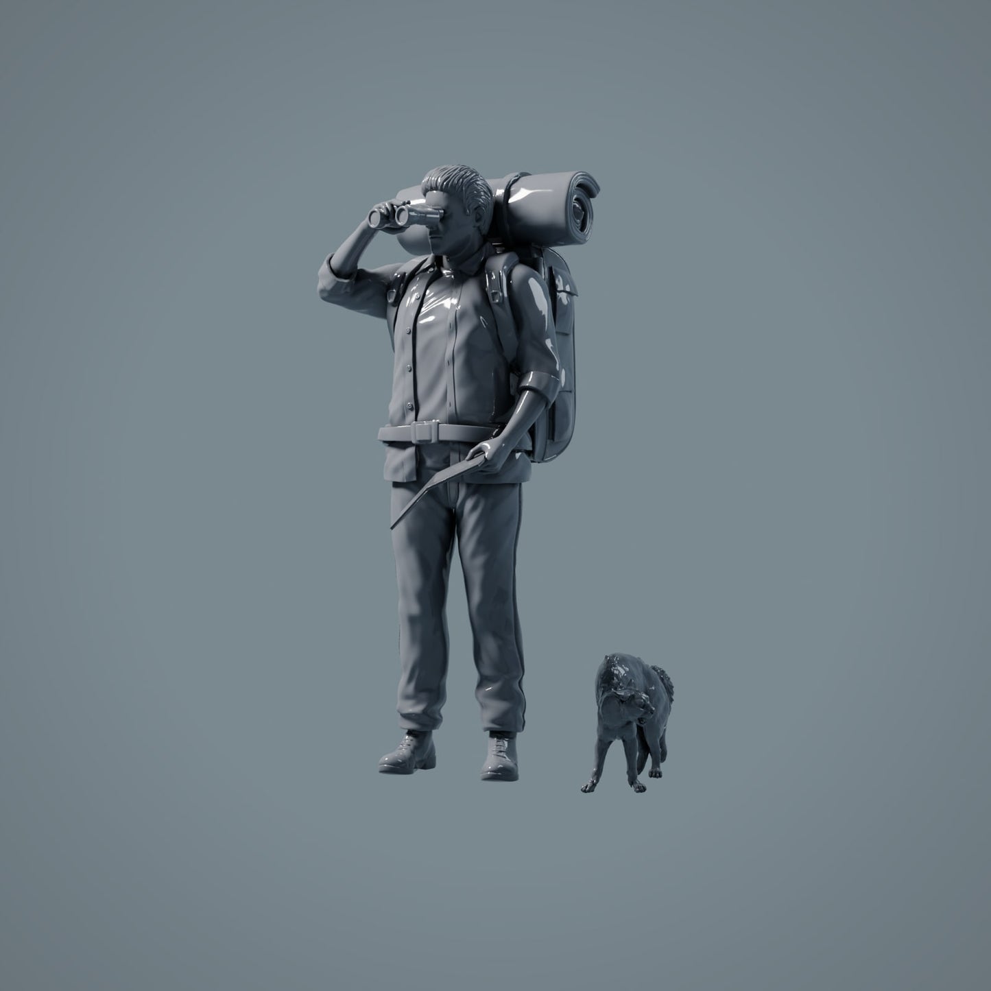 Pet Figure: Cat is Bristling (a003)