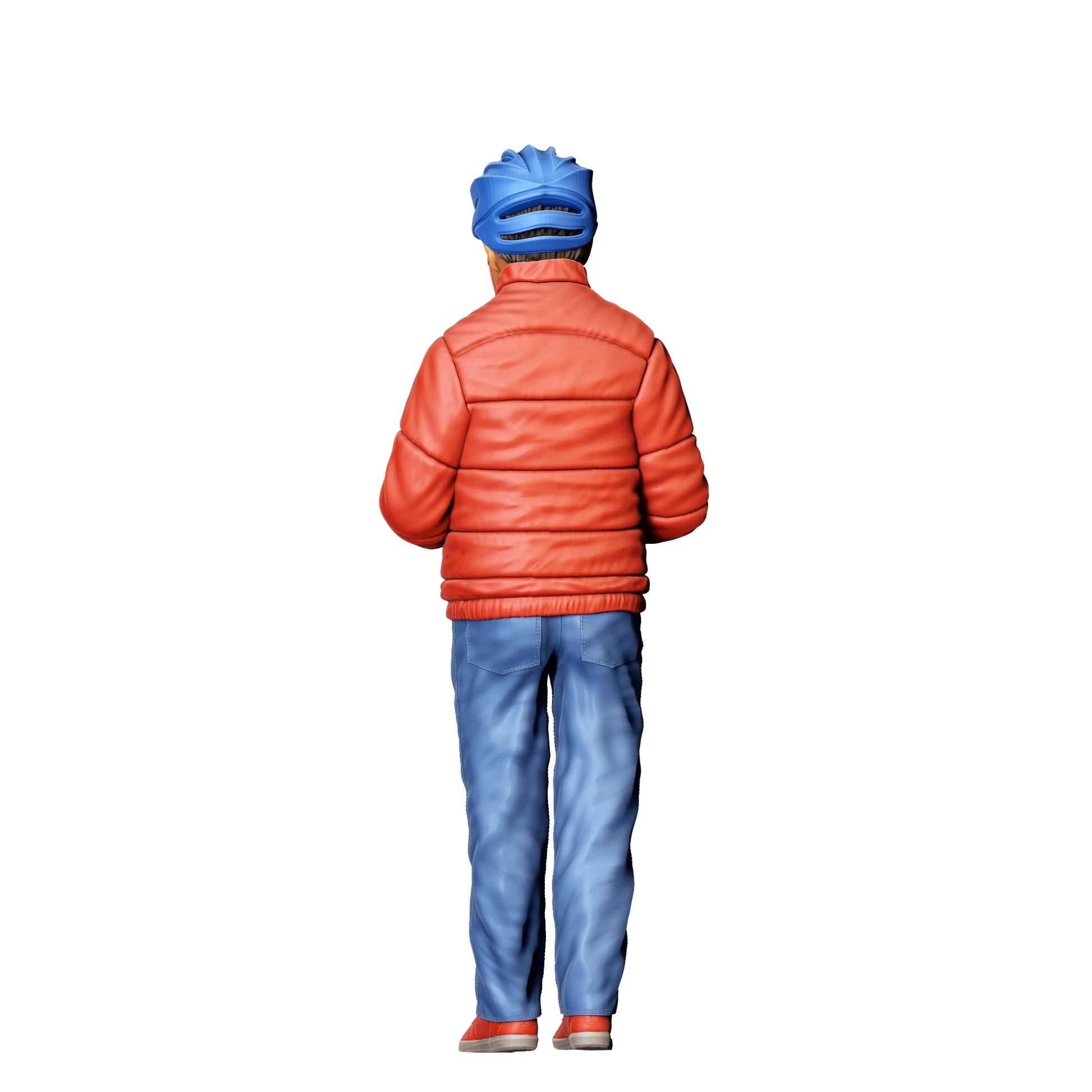 Diorama model building product photo 0: Child playing with RC car D (Ref. No. 374)