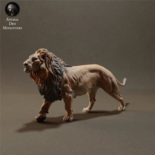 Product photo Animal Figure Diorama, Model Building: 0: Lion - Savanna Animals