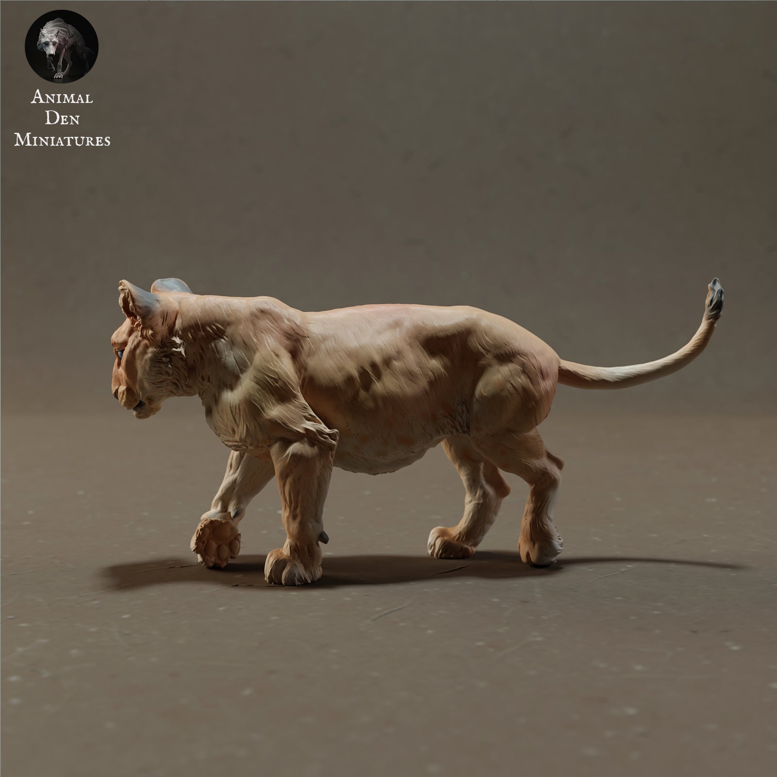 Product photo Animal Figure Diorama, Model Building: 0: Lion Cub - Savanna Animals