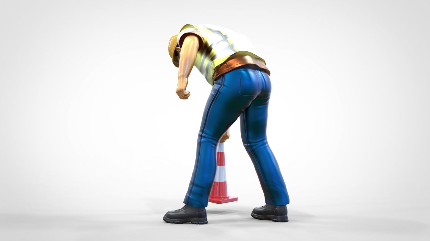 Product photo 0: Track marshal or worker: Securing with pylons