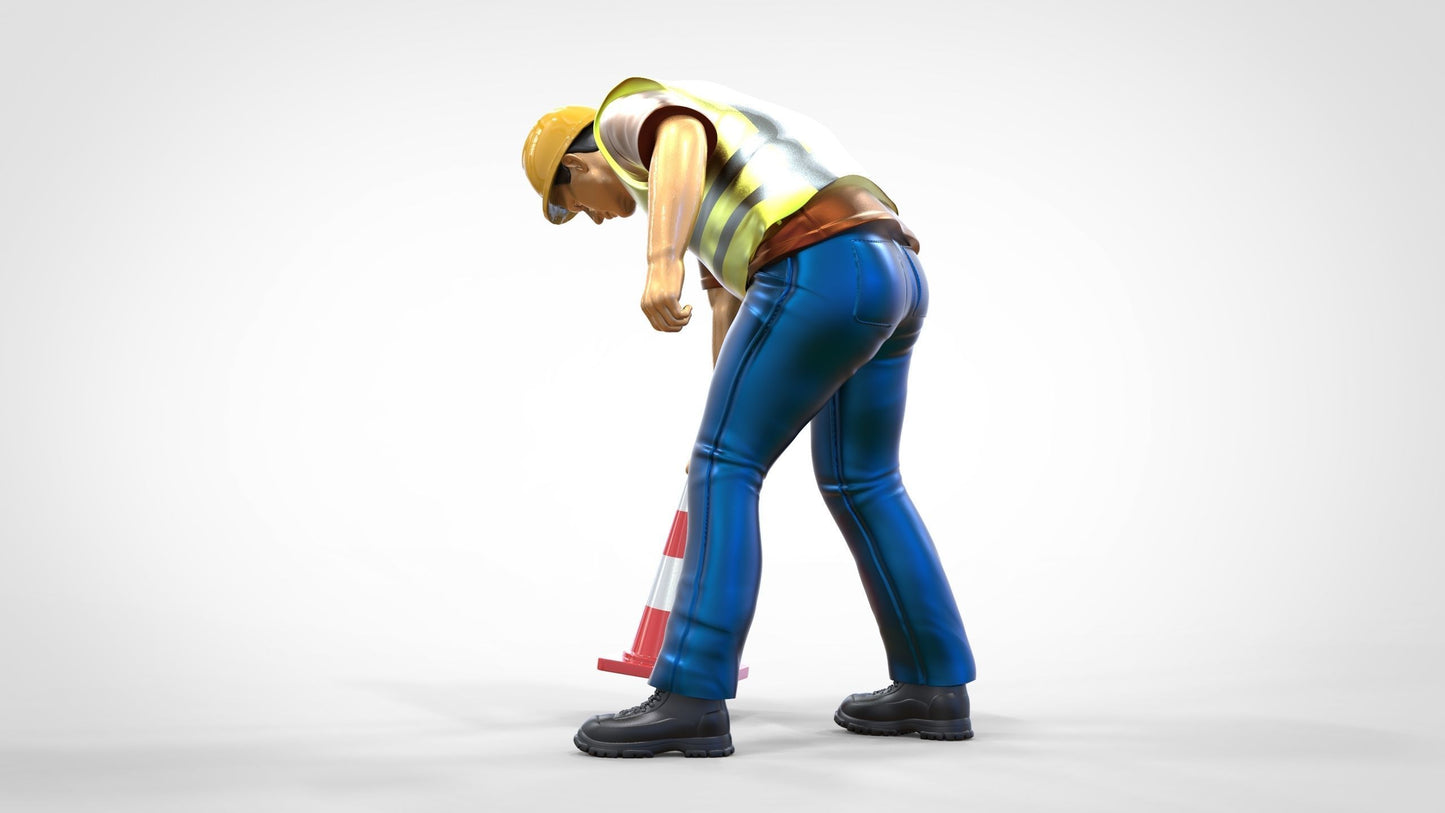 Product photo 0: Track marshal or worker: Securing with pylons
