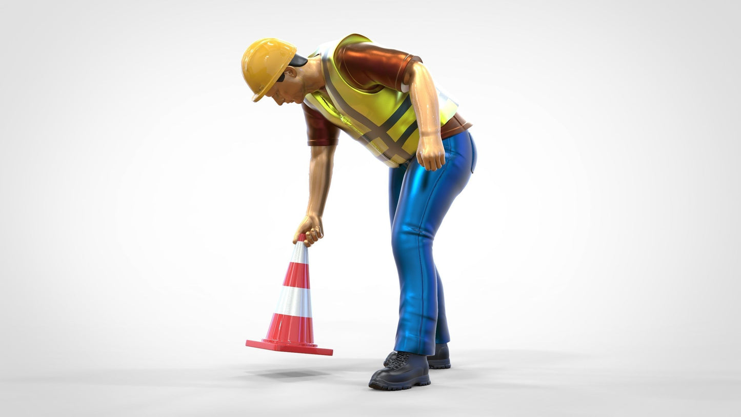 Product photo 0: Track marshal or worker: Securing with pylons