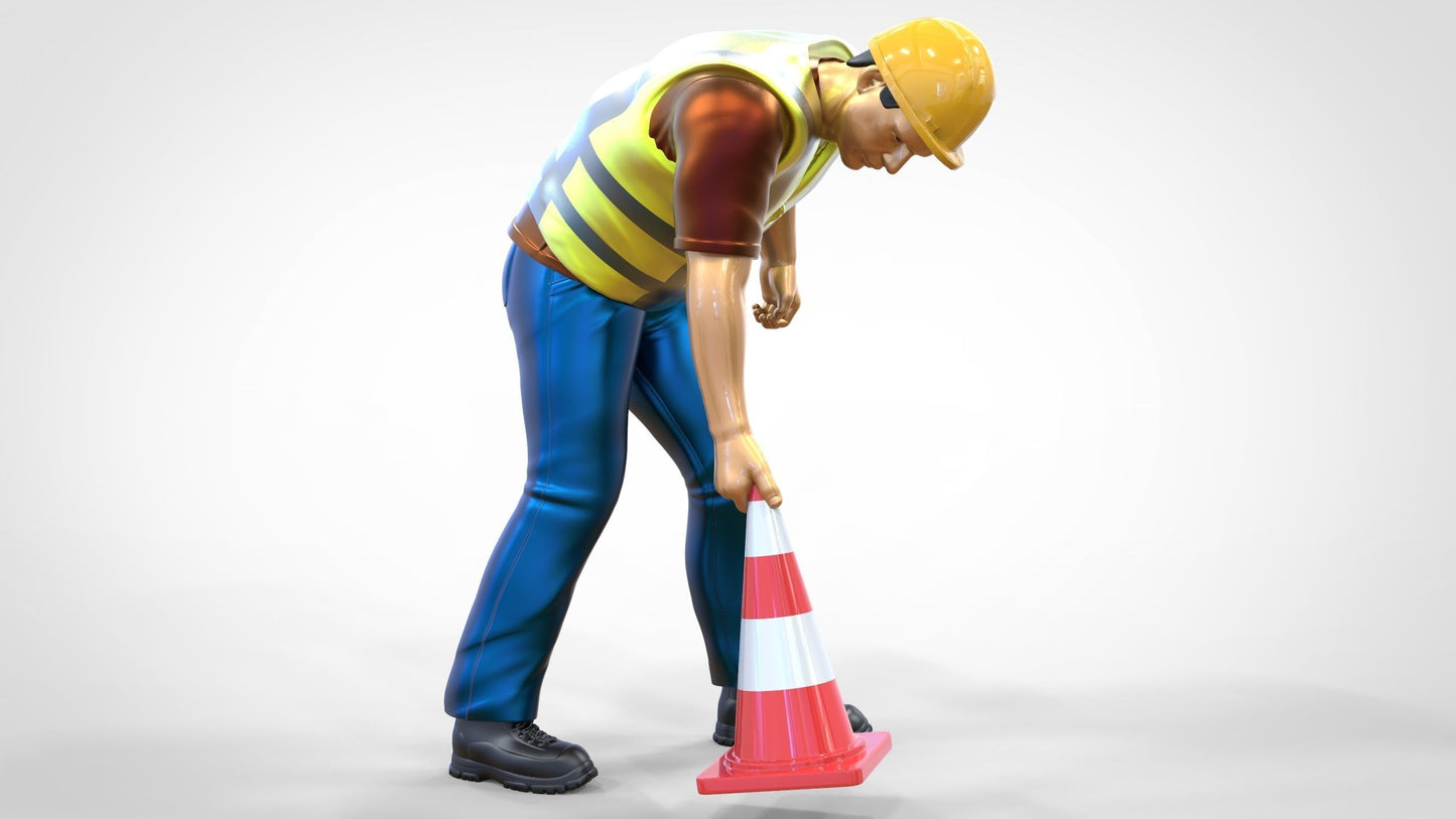 Product photo 0: Track marshal or worker: Securing with pylons