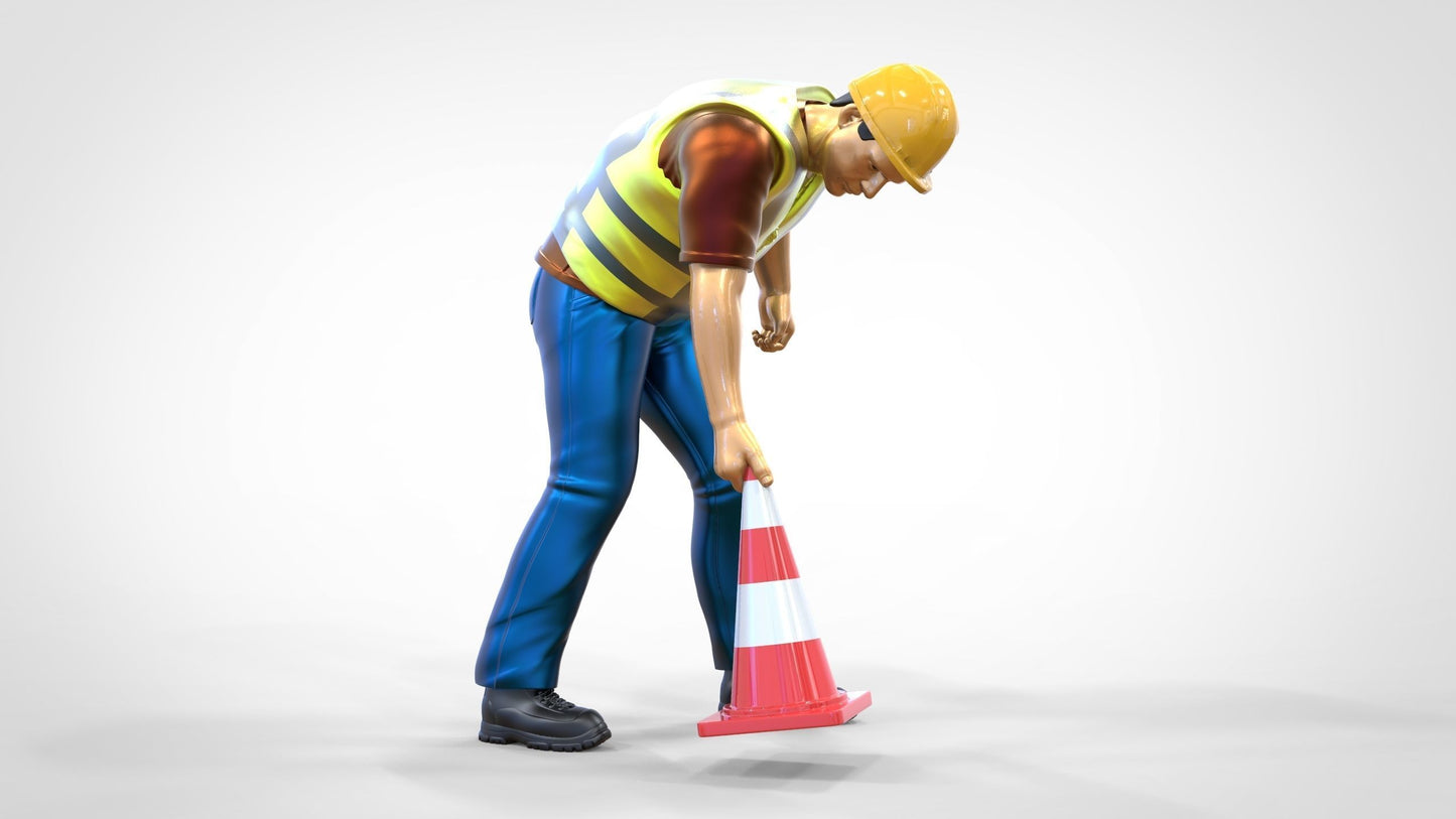 Product photo 0: Track marshal or worker: Securing with pylons