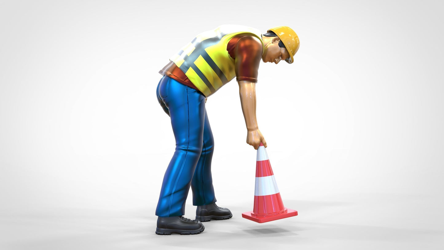 Product photo 0: Track marshal or worker: Securing with pylons