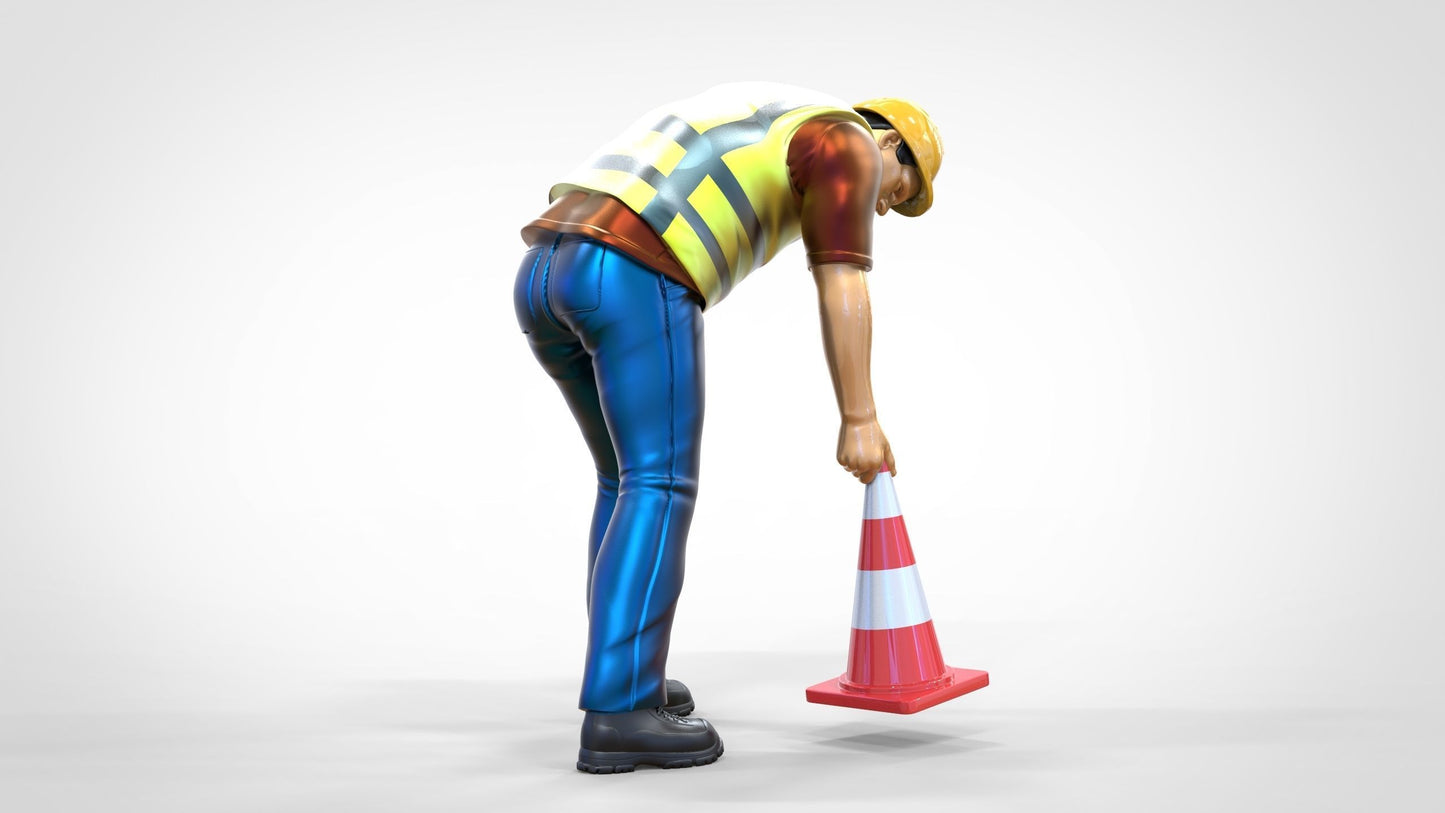 Product photo 0: Track marshal or worker: Securing with pylons