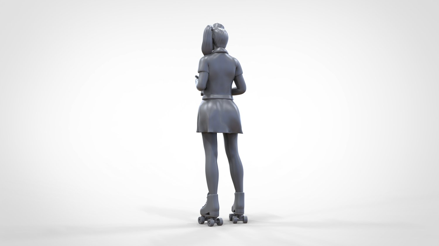 Product photo 0: Waitress on roller skates 3: Taking an order