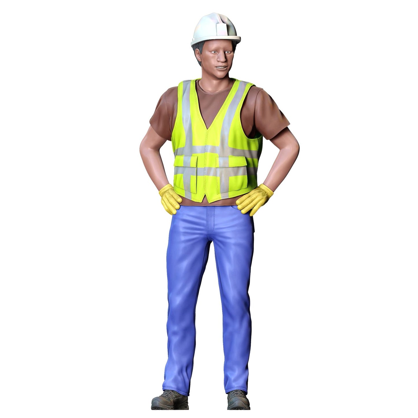 Product photo 0: Construction worker with helmet
