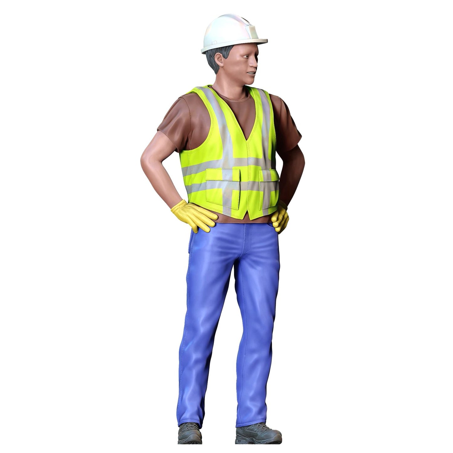 Product photo 0: Construction worker with helmet