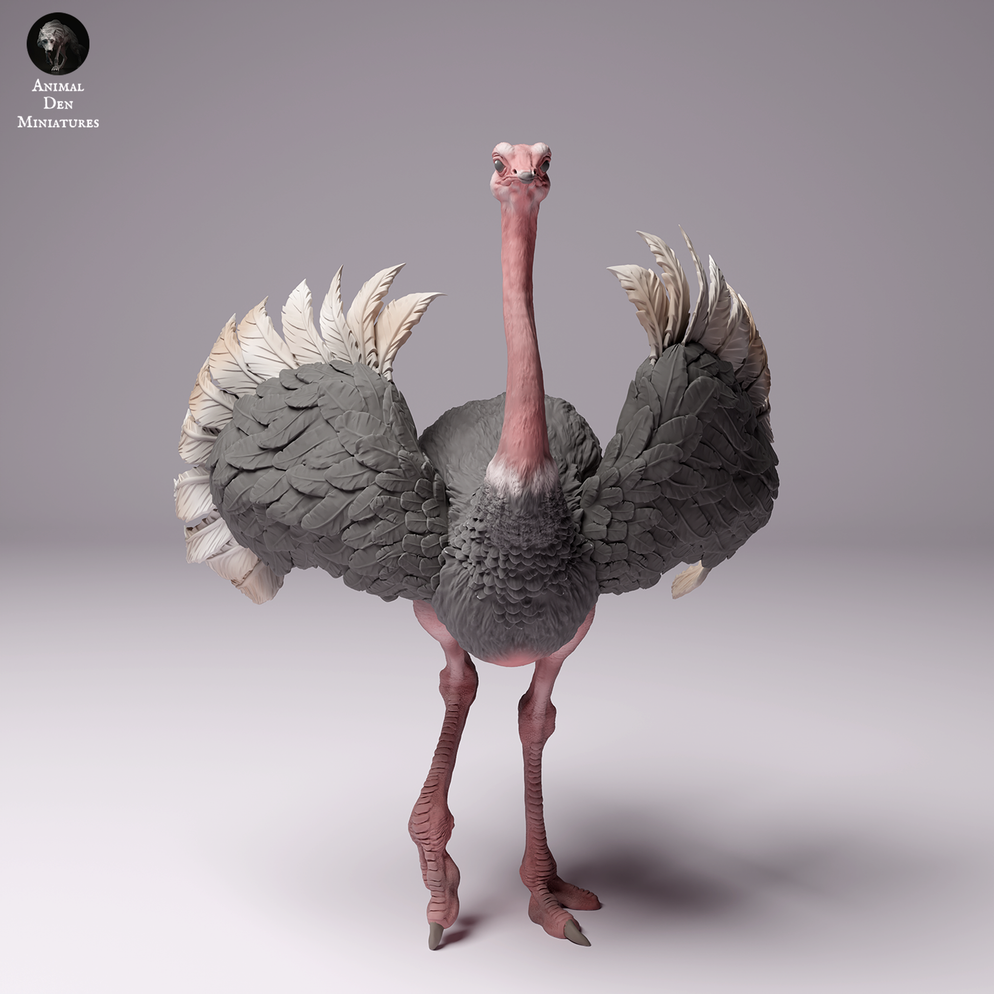 Product photo animal figure diorama, model building: 0: Ostrich: African male ostrich: Animals from Africa