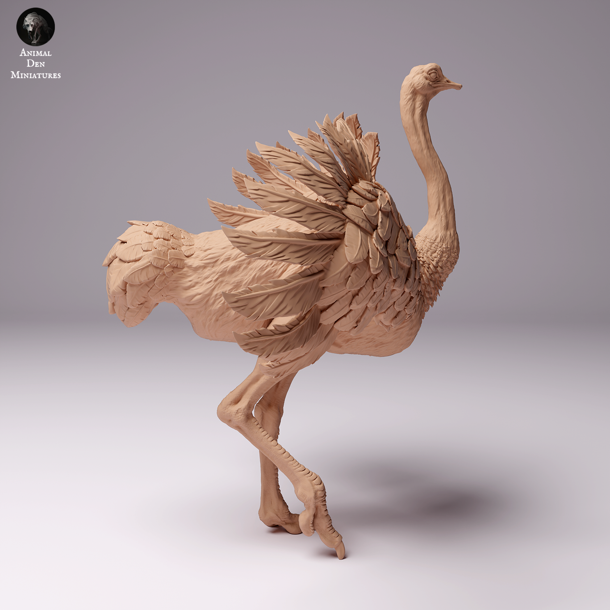 Product photo animal figure diorama, model building: 0: Ostrich: African male ostrich: Animals from Africa