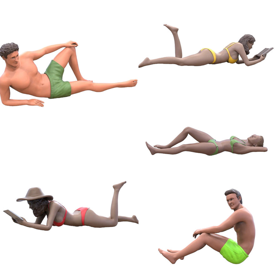 Product photo 0: Beachgoers: Vacation at the Beach Set