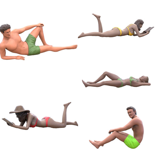 Product photo 0: Beachgoers: Vacation at the Beach Set