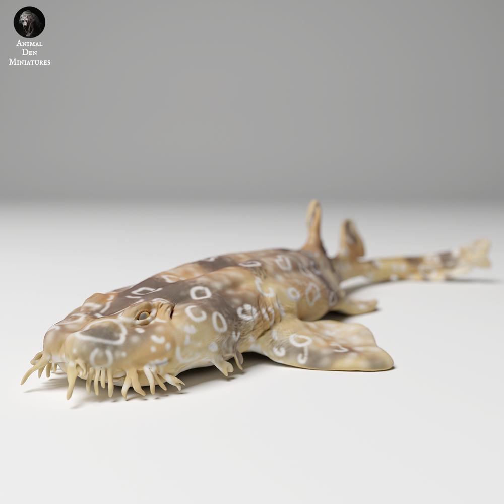 Product photo animal figure Animal Den Miniatures 2: Marine animal figure: Spotted Wobbegong Shark (24_06_04)