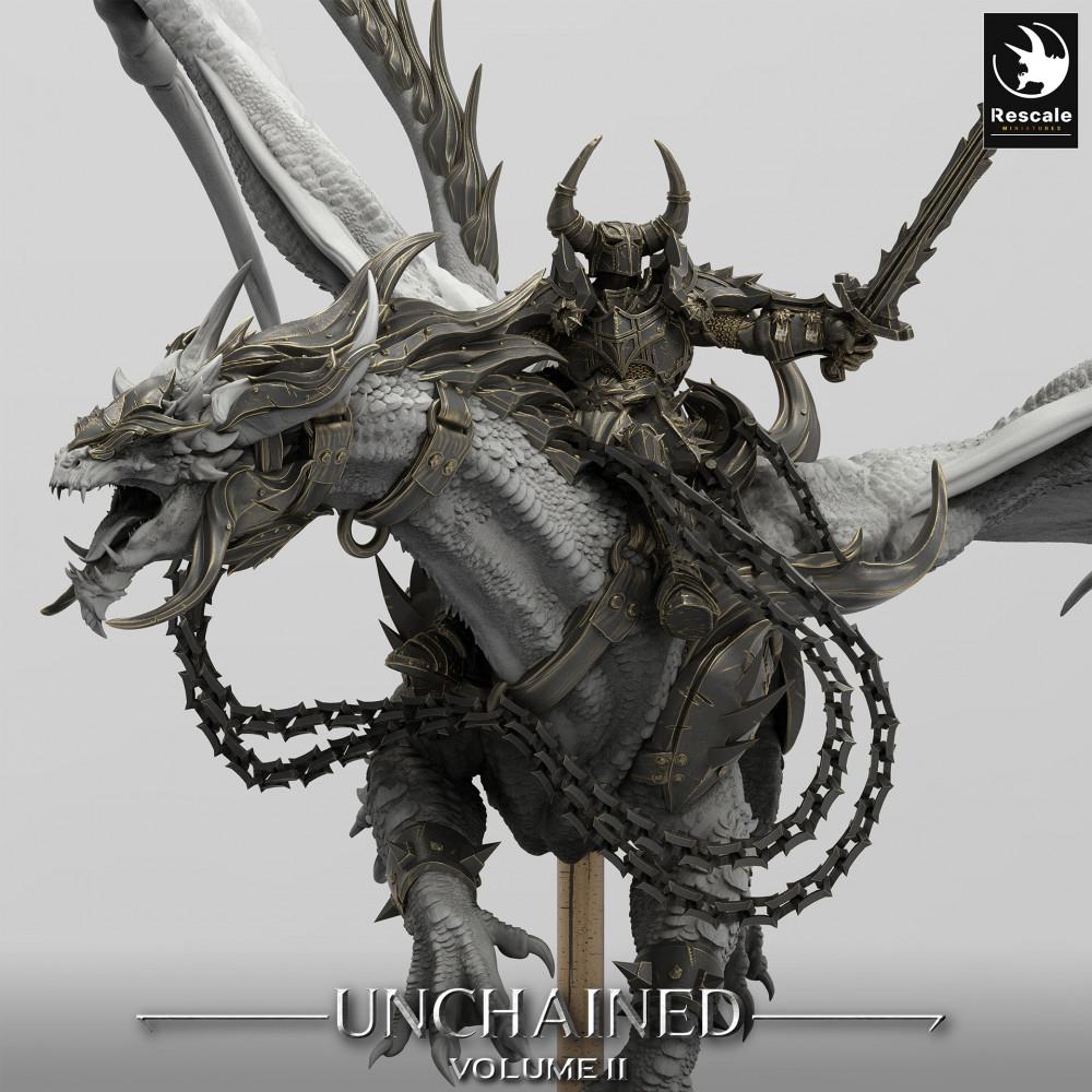 Product photo Tabletop 28mm Lord of the Print (LotP) 0: Tabletop miniature: Flying War Dragon - Storm Dragon, Chain Dragon, Demonic Dragon Beast (24_05_J2)