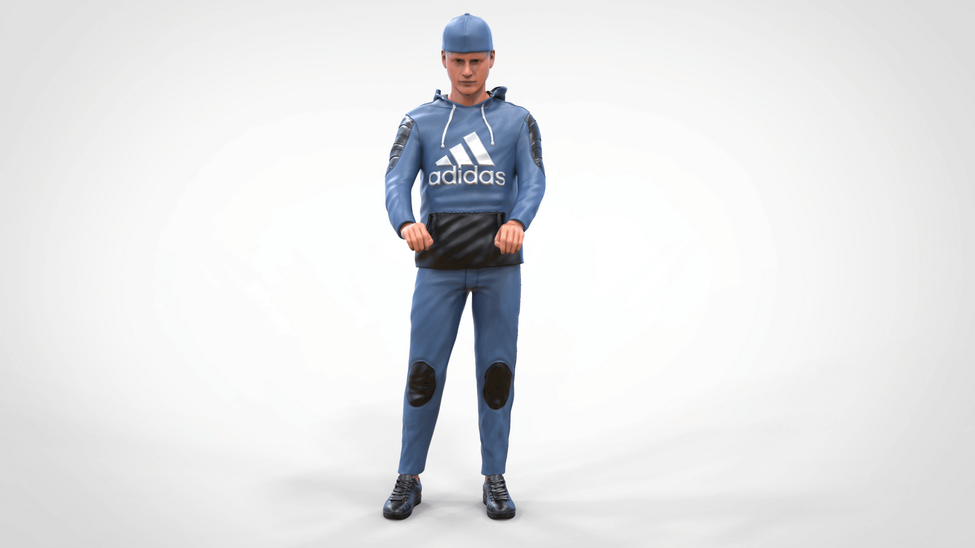 Product photo diorama and model building miniature figure: Man at the arcade machine