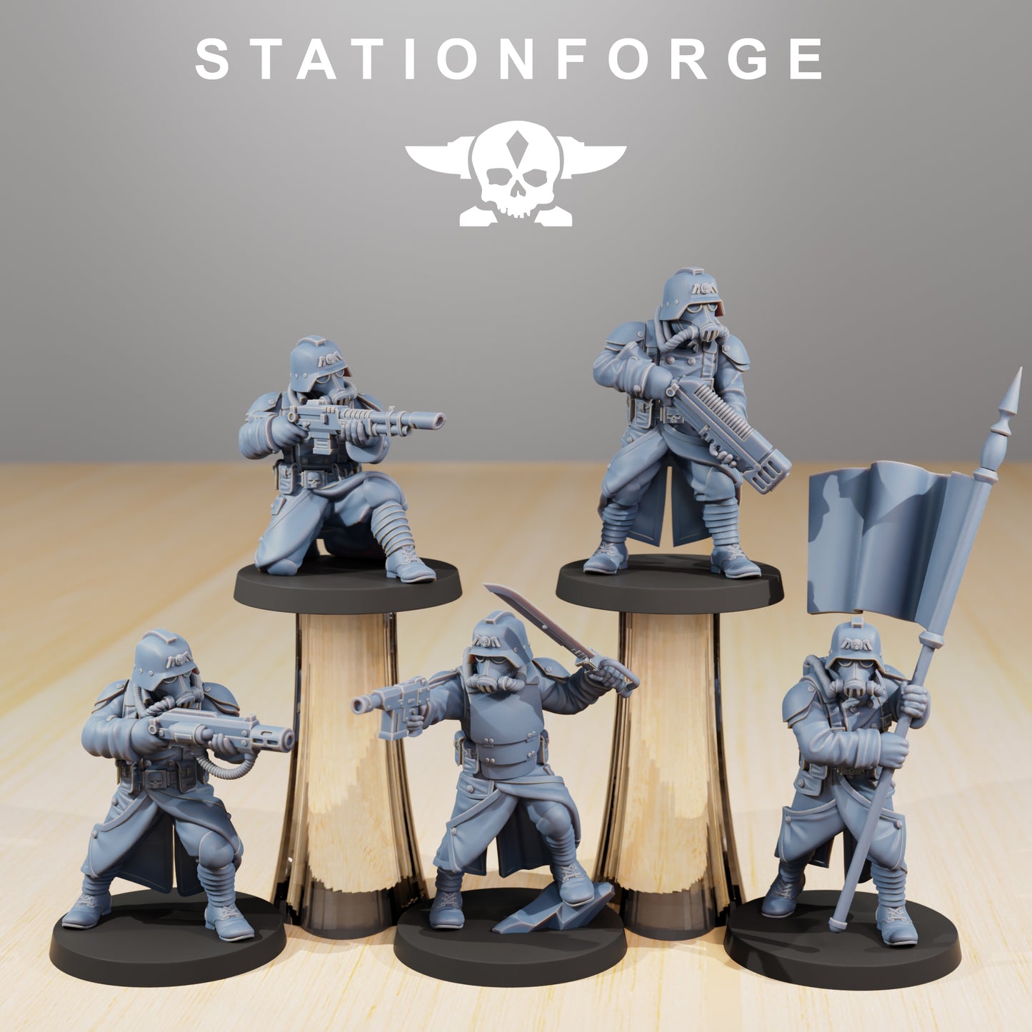 Product photo 28mm tabletop minis Stationforge: Command Force