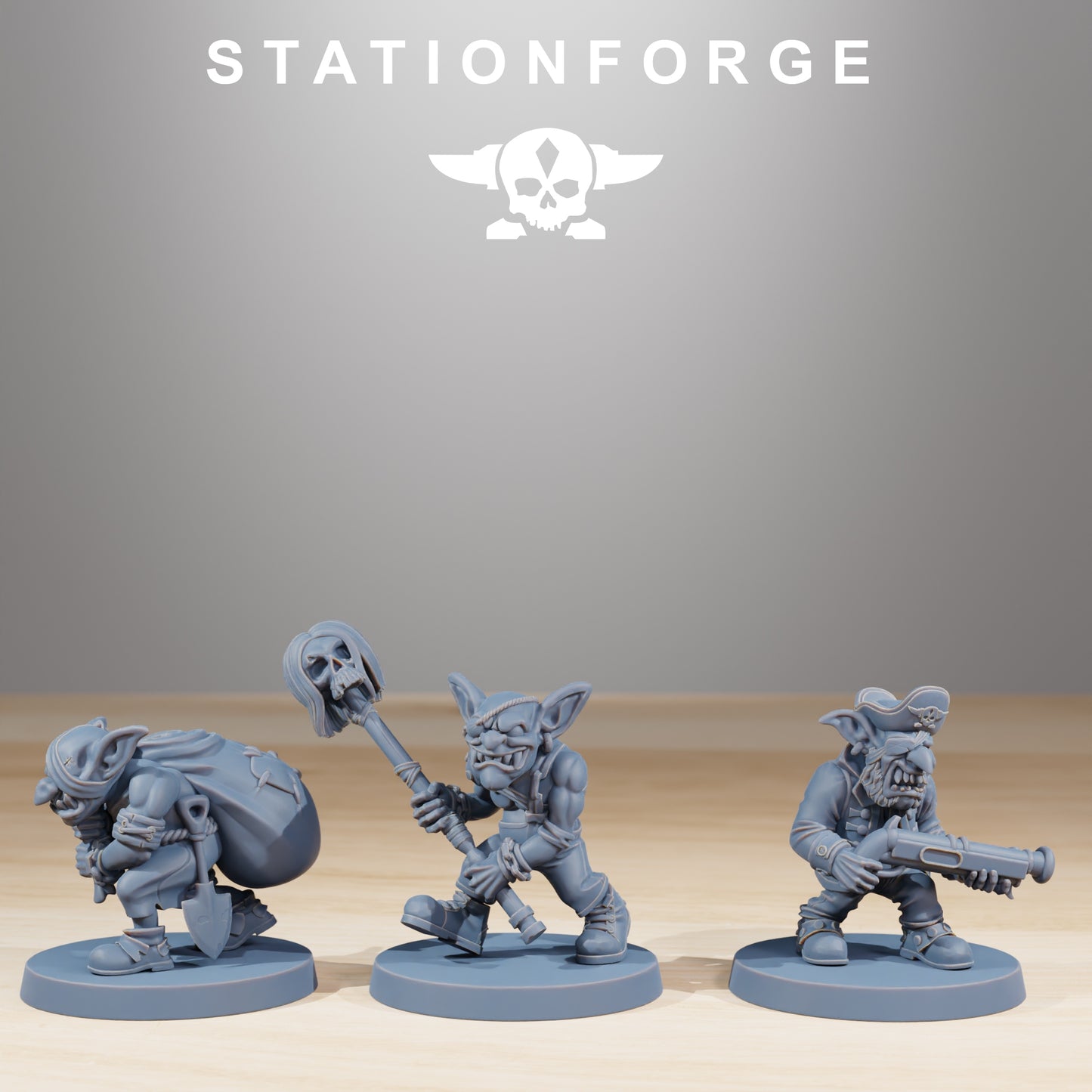 Product photo 28mm tabletop minis Stationforge: Gobs Pirates