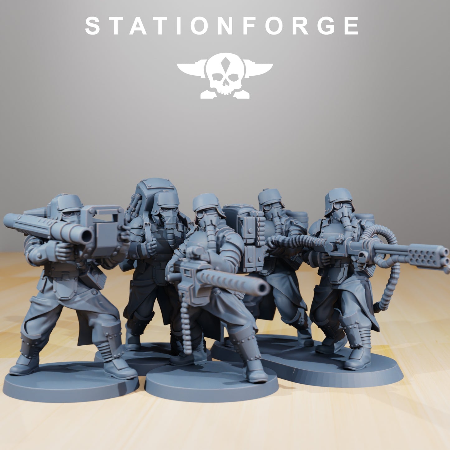 Product photo 28mm tabletop minis Stationforge: Armored Squad