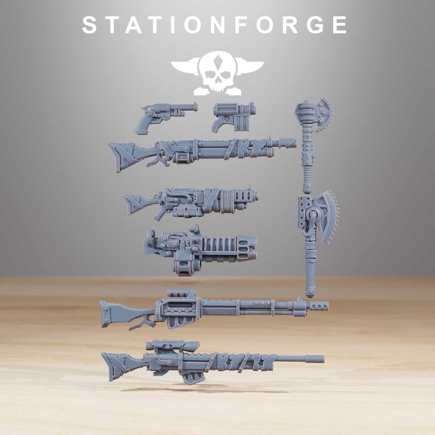Product photo 28mm tabletop minis Stationforge: Rangers Builder Kit