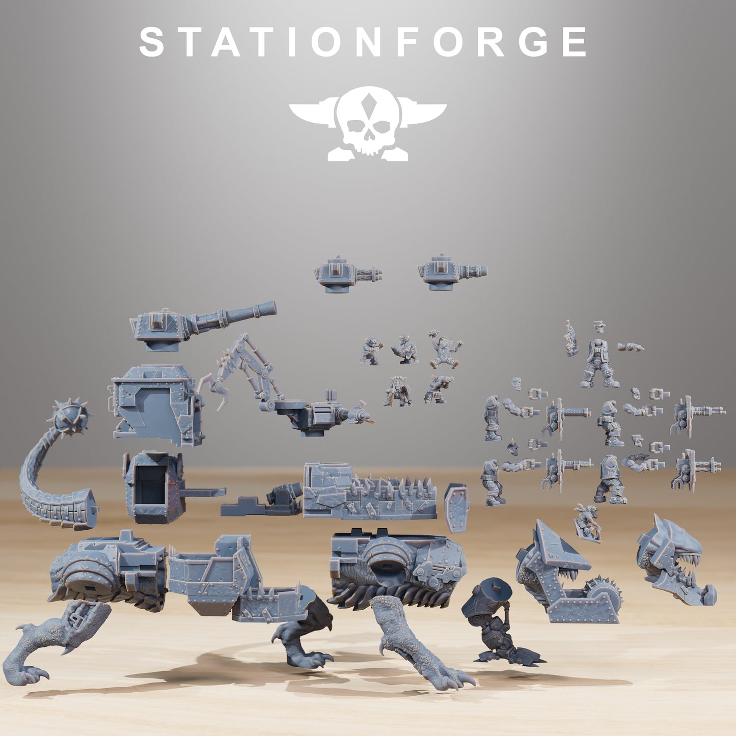 Product photo 28mm tabletop minis Stationforge: Run Rolla
