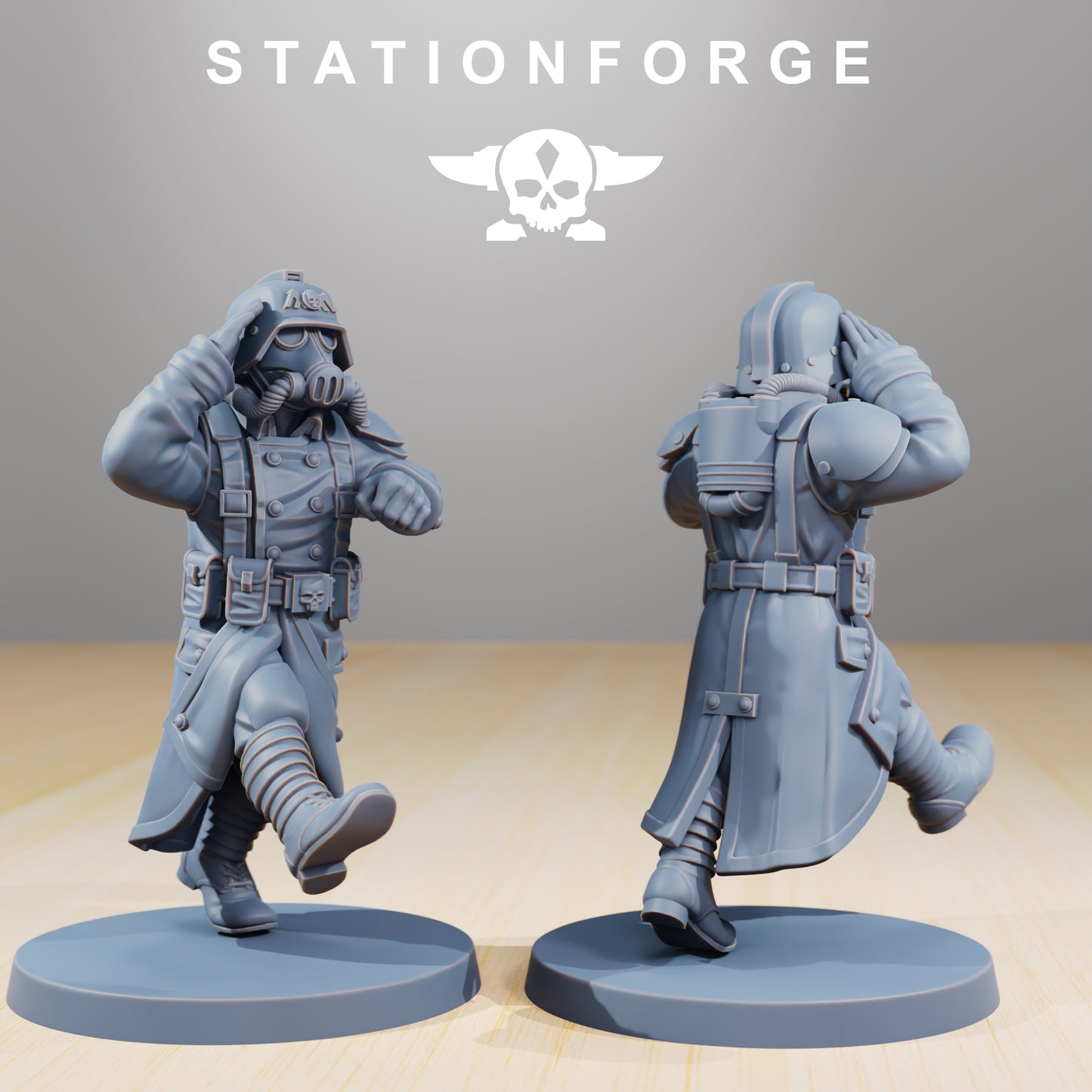 Produktfoto 28mm Tabletop Minis Stationforge: Marching Poses