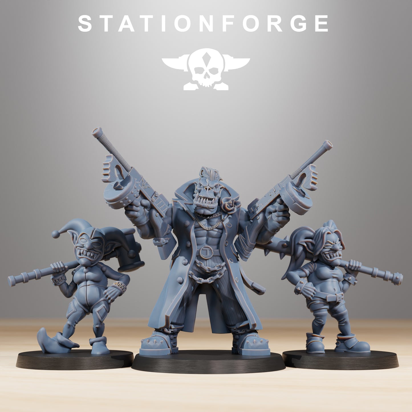 Product photo 28mm tabletop minis Stationforge: Mobsta