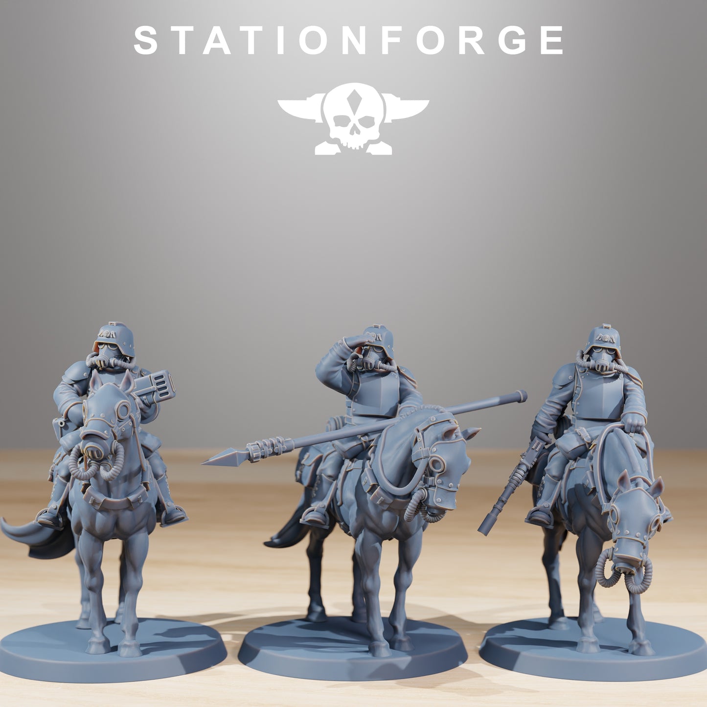 Product photo 28mm Tabletop Minis Stationforge: Cavalry