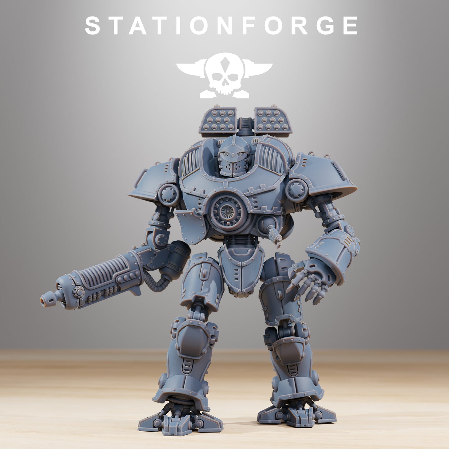 Product photo 28mm tabletop minis Stationforge: Defender MK2