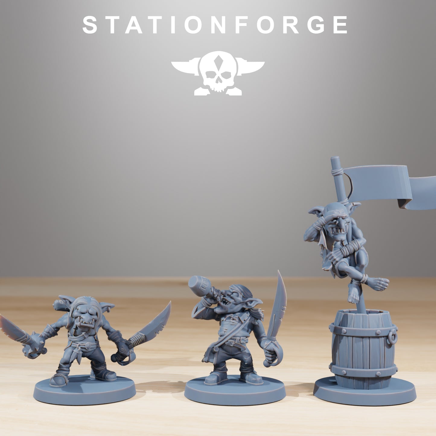 Product photo 28mm tabletop minis Stationforge: Gobs Pirates