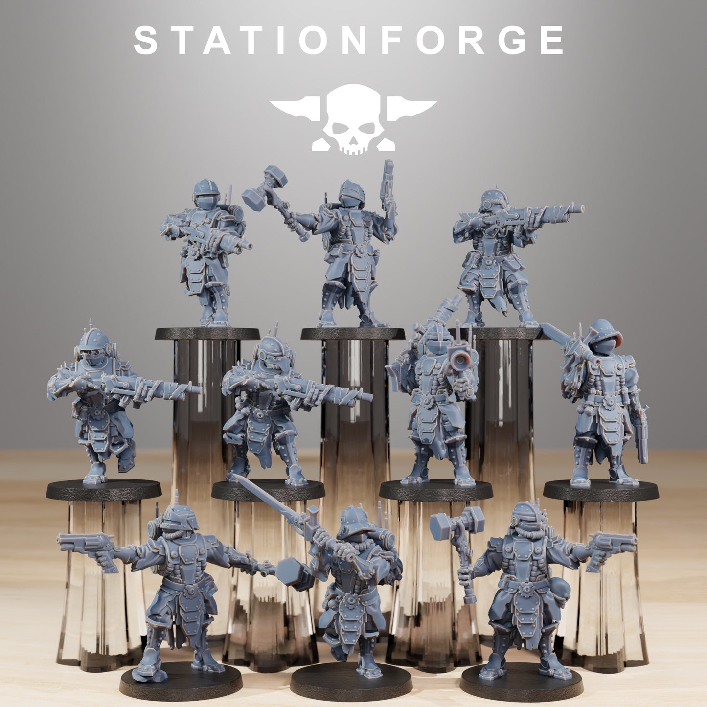 Product photo 28mm tabletop minis Stationforge: Frontliners Infantry