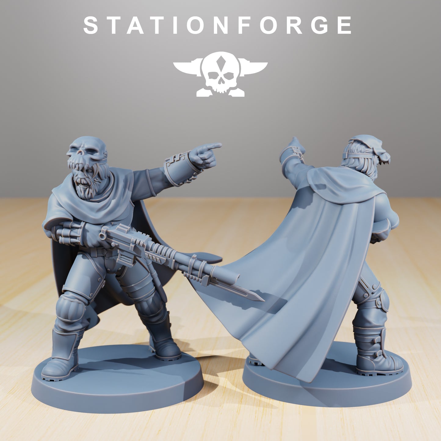 Produktfoto 28mm Tabletop Minis Stationforge: Orkaz Hunters