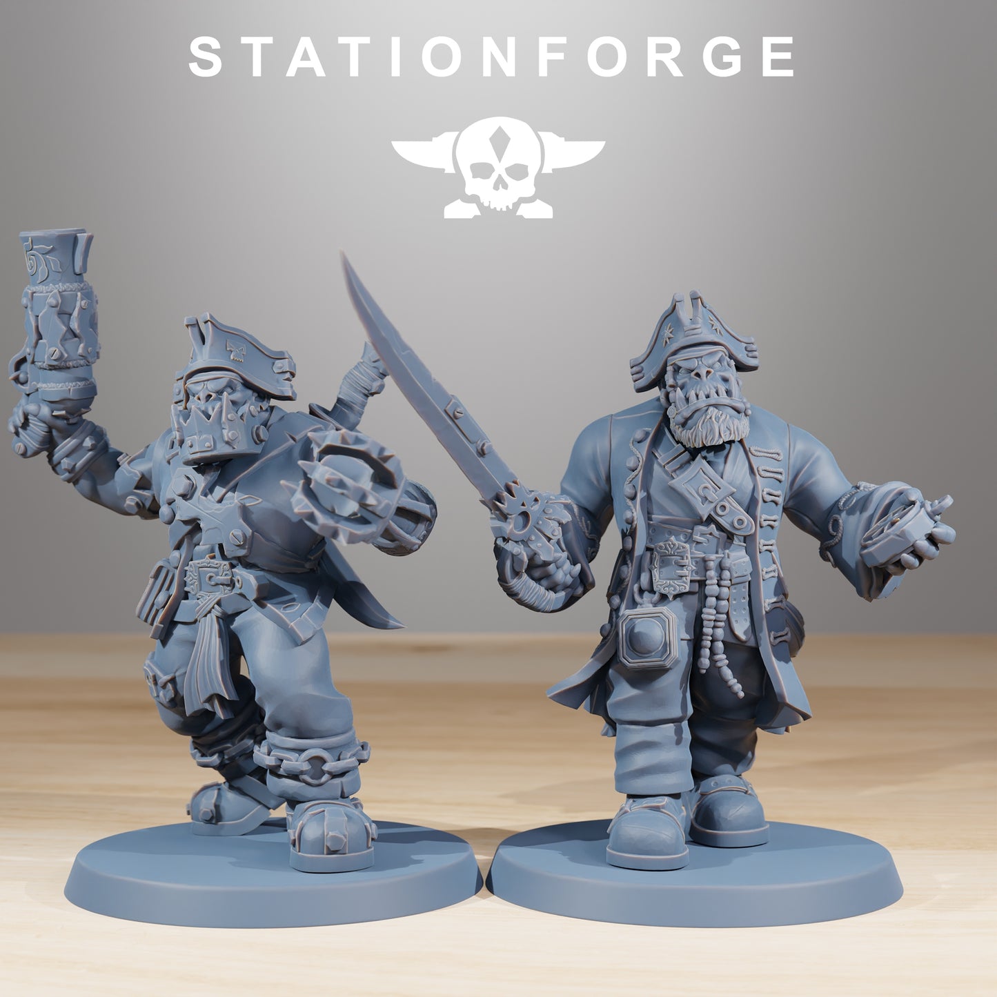Produktfoto 28mm Tabletop Minis Heroforge: Pirates