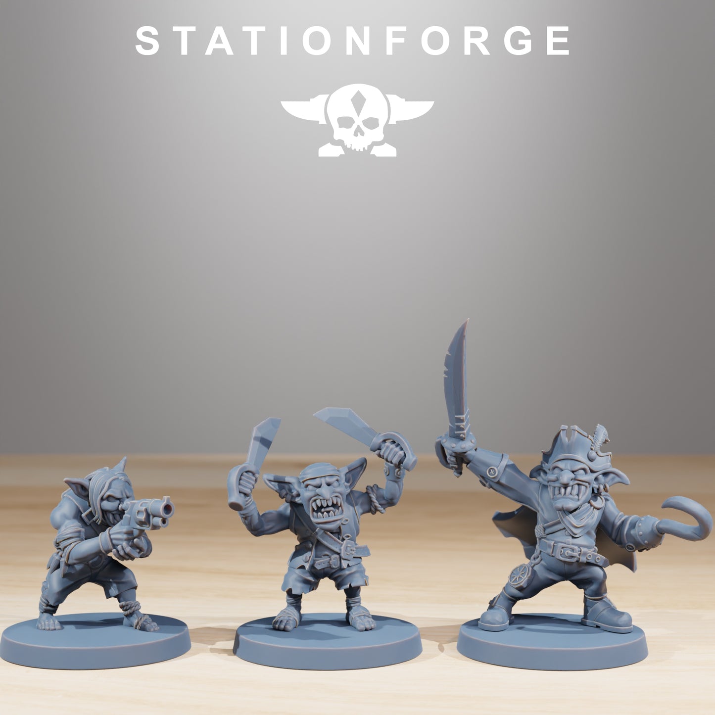 Product photo 28mm tabletop minis Stationforge: Gobs Pirates