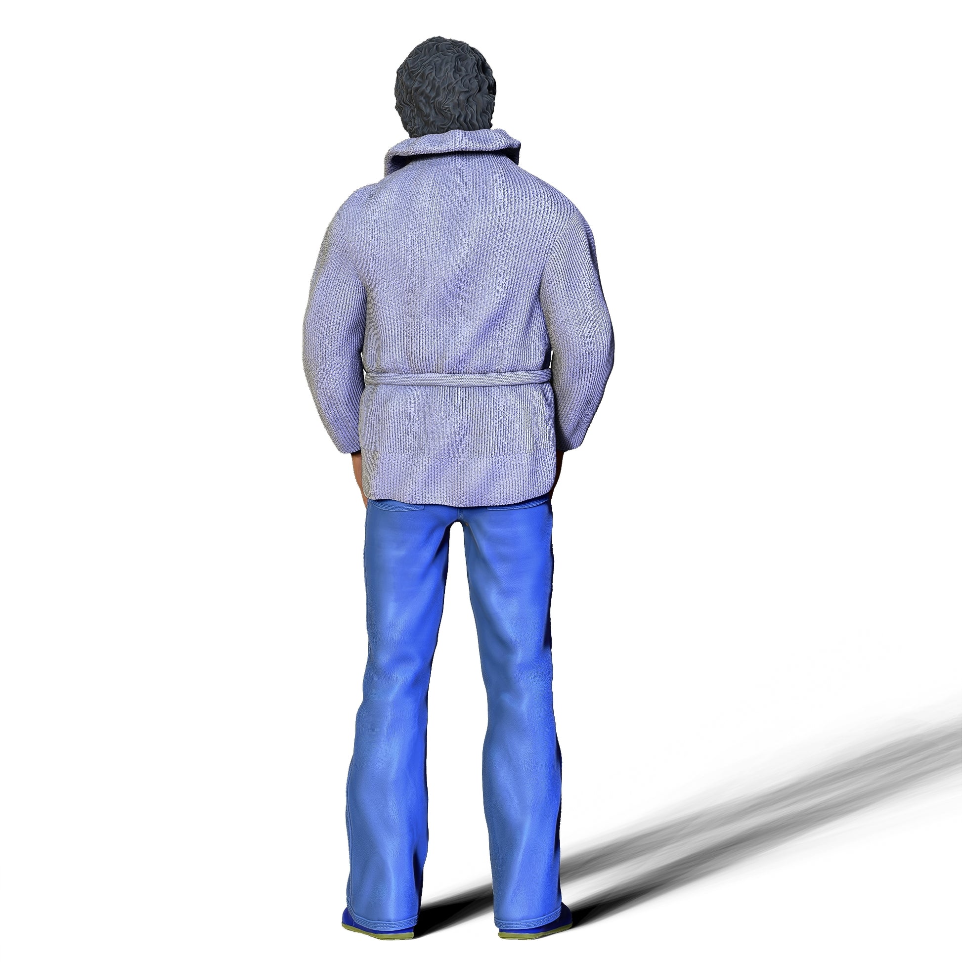 Product photo diorama and model building miniature figure: Detective 2