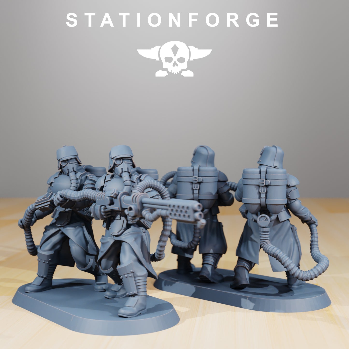 Product photo 28mm tabletop minis Stationforge: Armored Squad