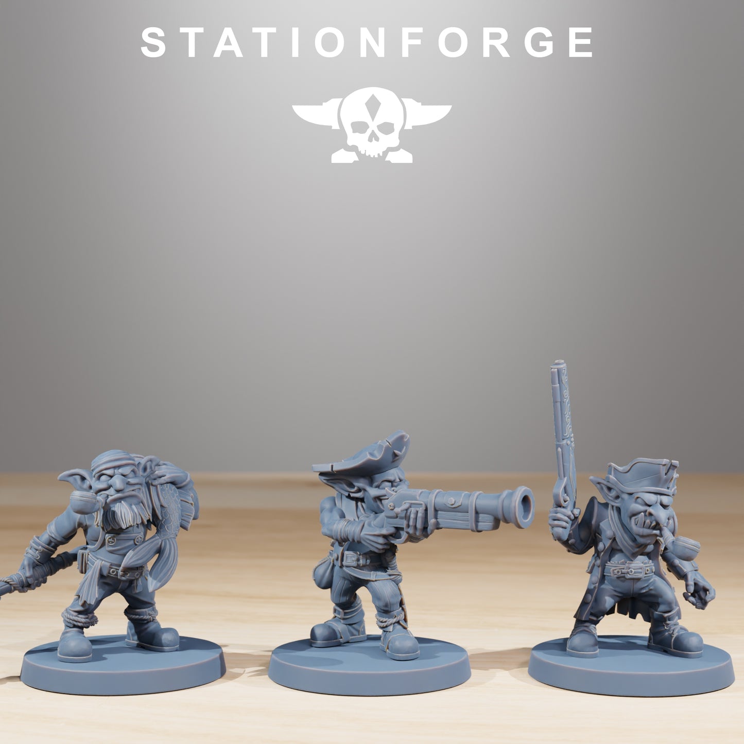Product photo 28mm tabletop minis Stationforge: Gobs Pirates