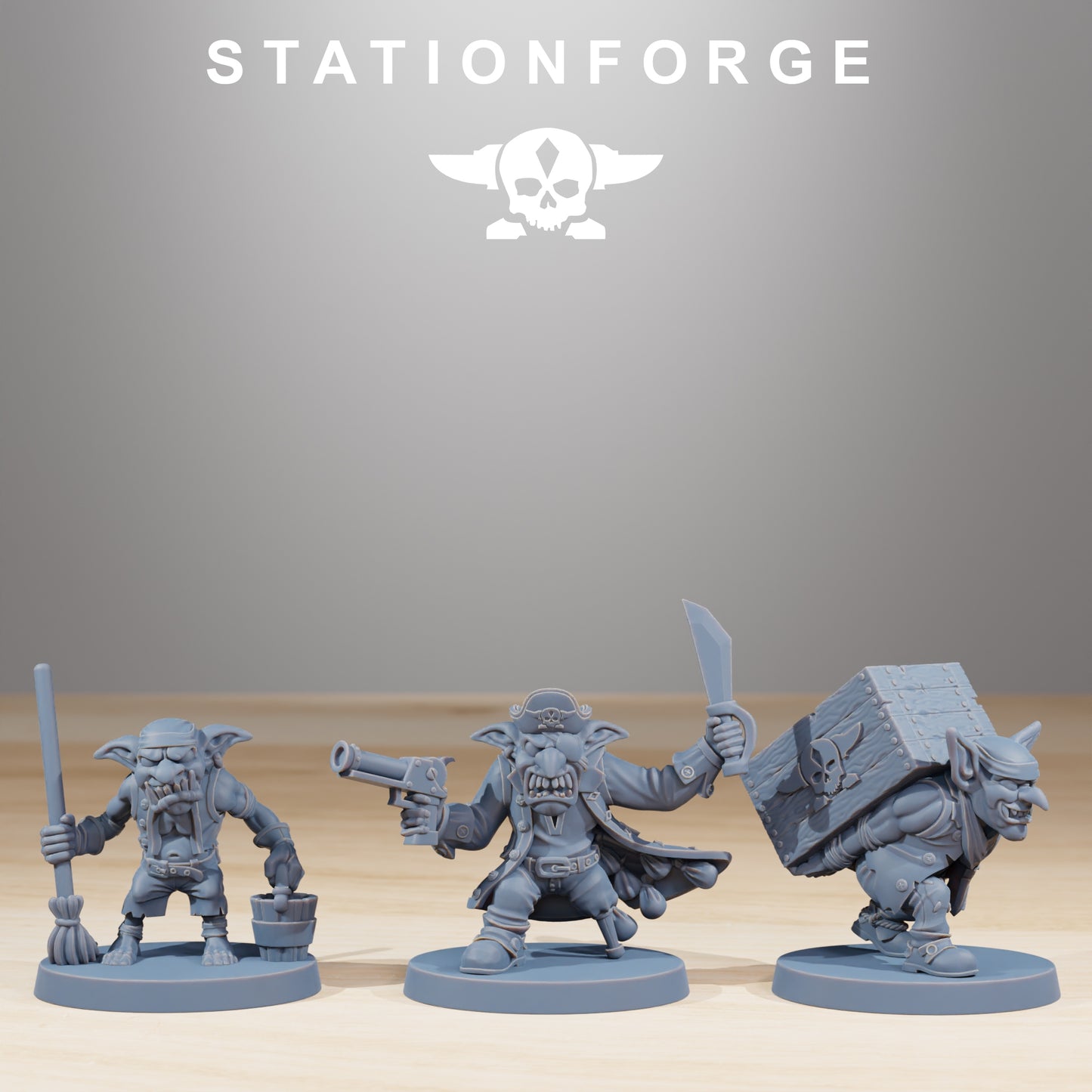 Product photo 28mm tabletop minis Stationforge: Gobs Pirates
