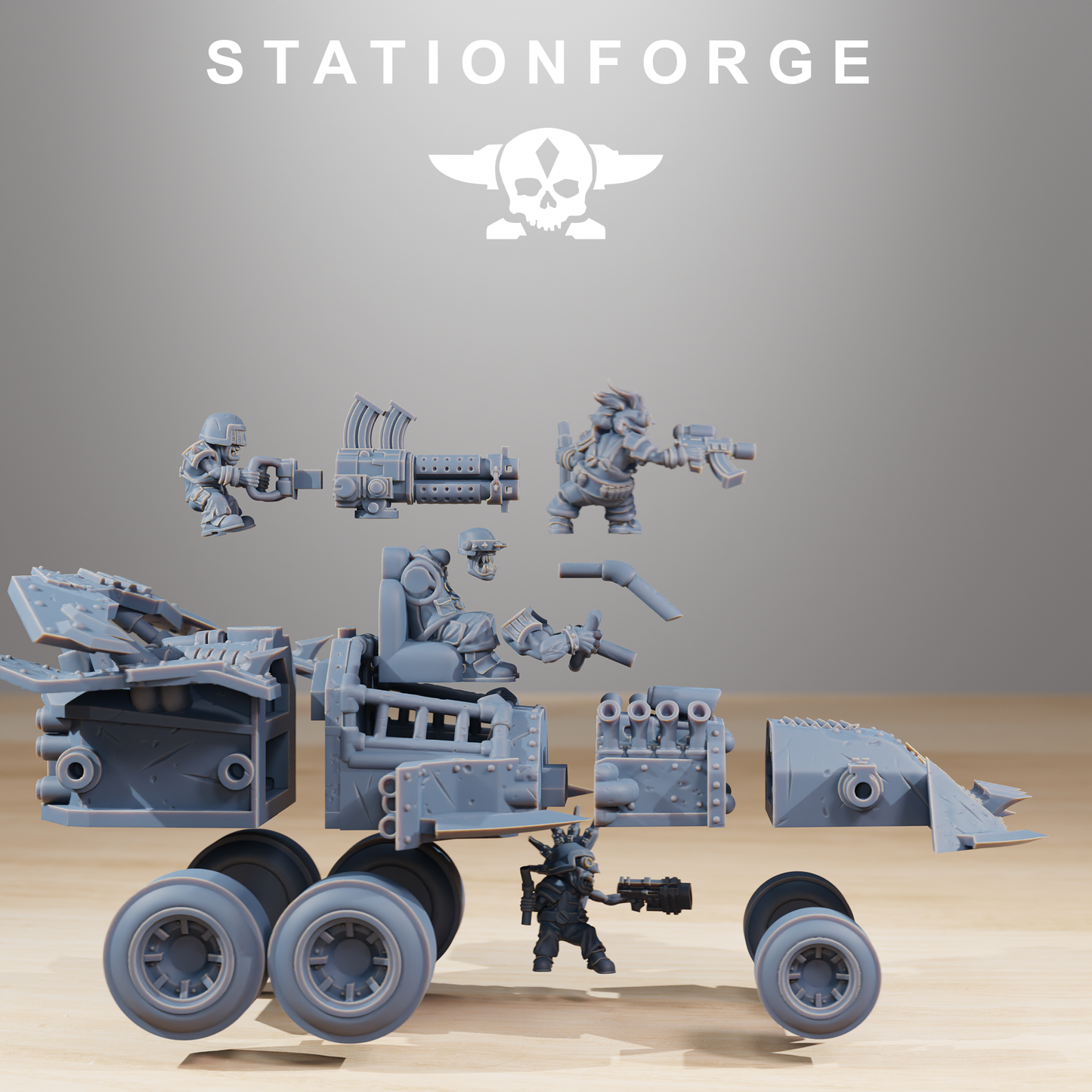 Product photo 28mm tabletop minis Stationforge: Speedsters