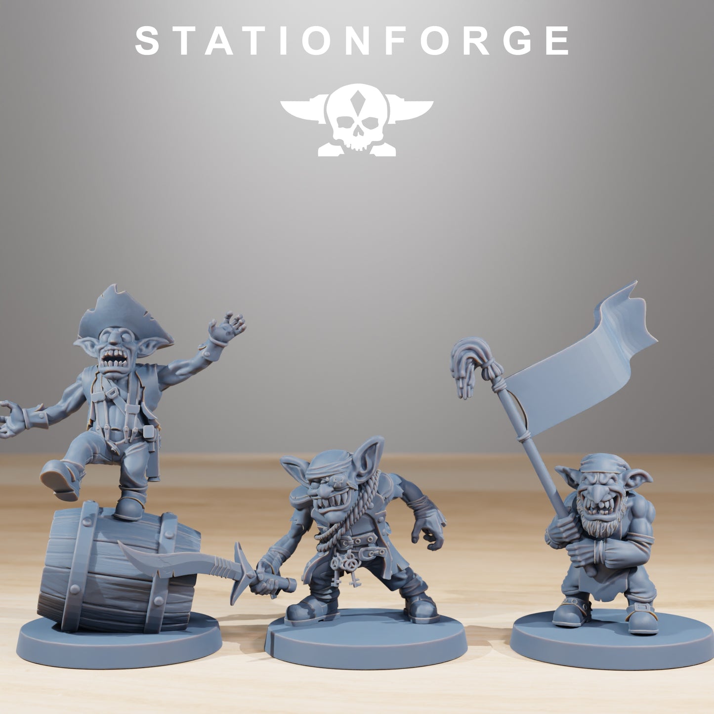 Product photo 28mm tabletop minis Stationforge: Gobs Pirates