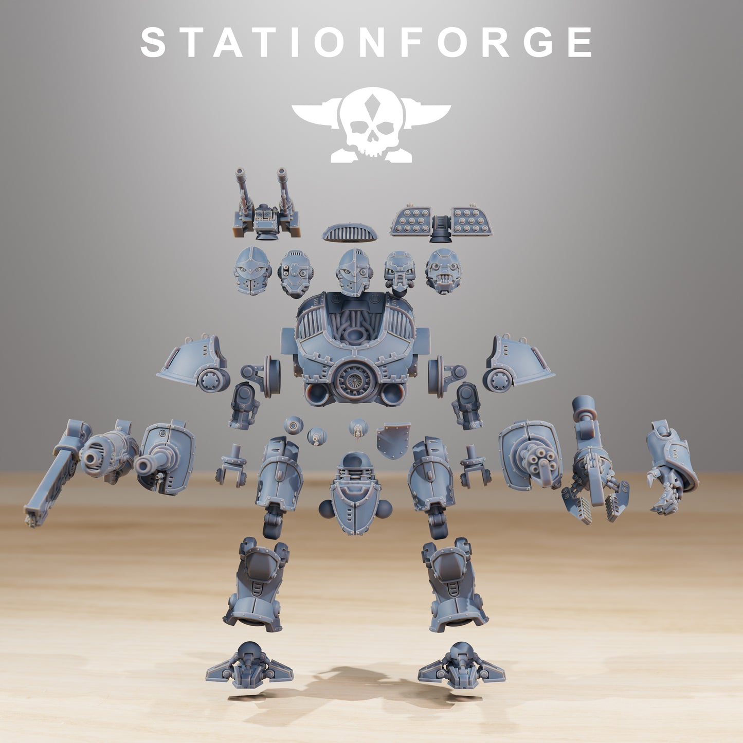 Product photo 28mm tabletop minis Stationforge: Defender MK2