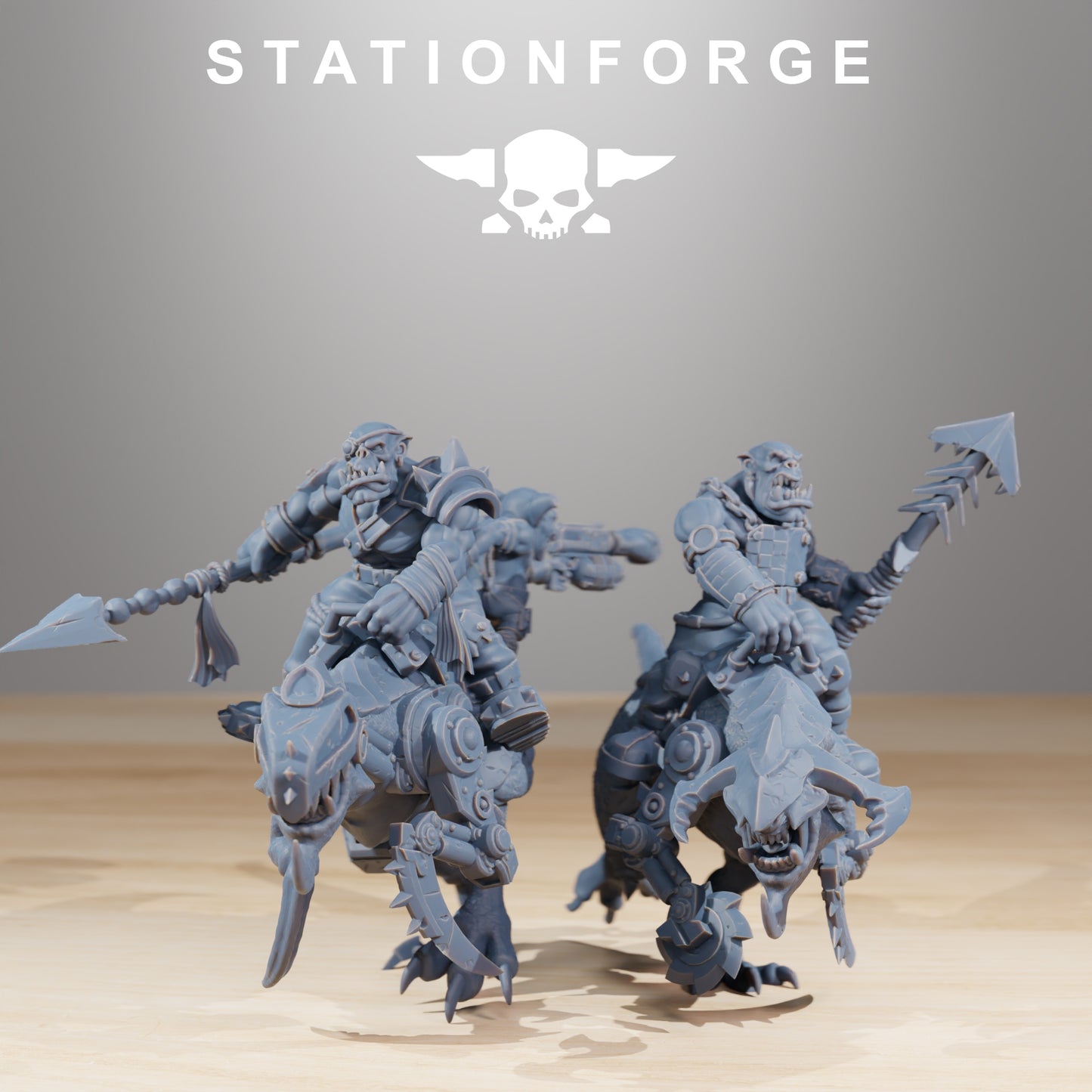 Product photo 28mm tabletop minis Stationforge: Beast Riders