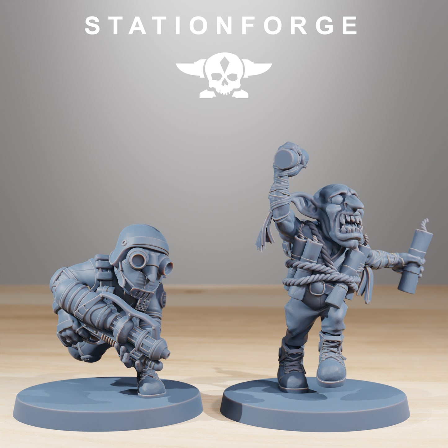 Product photo 28mm tabletop minis Stationforge: Skillers